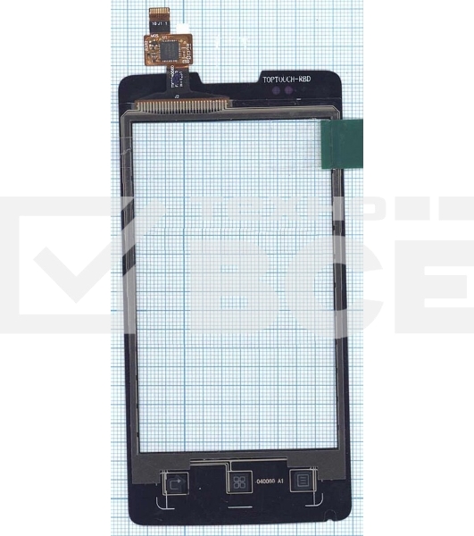 Сенсорное стекло (тачскрин) для Lenovo A600e, черный