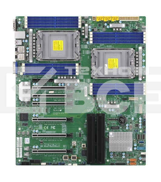 Серверная материнская плата Supermicro X12DPG-QT6-B, сокет LGA4189, чипсет Intel C621A, 16xDDR4 ECC, 6xPCIe 4.0 x16, 1xPCIe x8, 2xM.2, 10xSATA-III, 2x10 Gigabit Ethernet, 3xUSB 3.1, USB Type-C, VGA, COM, Enhanced E-ATX