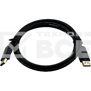 Кабель аудио-видео Buro DisplayPort (m)/DisplayPort (m) 1.5м. черный (BU-DP2.0-1.5M)