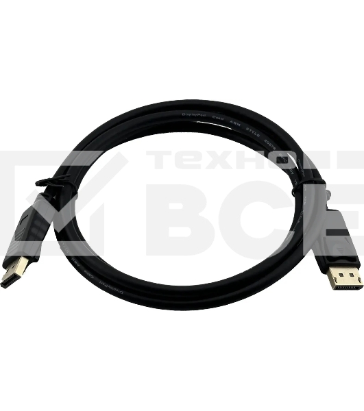 Кабель аудио-видео Buro DisplayPort (m)/DisplayPort (m) 1.5м. черный (BU-DP2.0-1.5M)