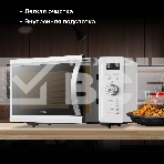 Микроволновая печь Hyundai HYM-D3007 белый 23л 800Вт кнопки, поворотный механизм, фото3