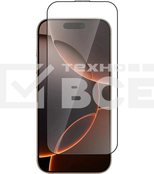 Защитное стекло для экрана BoraSCO прозрачный для Apple iPhone 16 Pro 2.5D антиблик