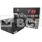 Блок питания Thermalright, 650W 80+ Bronze (ATX, 3.0, Full modular, 1x24(20+4)pin, 2xCPU 8(4+4)pin, 4xPCIe*2 8(6+2)pin, 3xSATA3, 3xMOLEX4pin, Active, 120x120mm, 150x140x86mm, APFC, black), фото 1