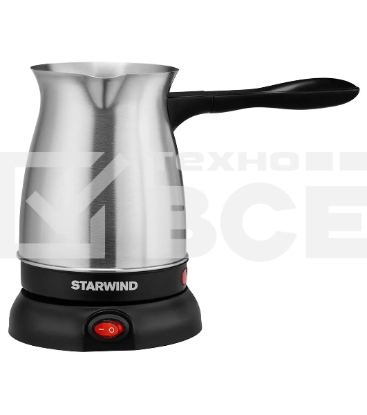 Электрическая турка Starwind STS6054 600Вт серебристый/черный