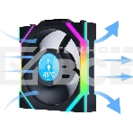 Вентилятор для корпуса Lian Li Uni Fan SL Wireless 120 LCD ARGB G99.12SLLCD1W1B.R0 черный, 120 мм, 1900 об/мин, 29.5 дБ, 4 pin, фото6