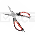 Ножницы LARA LR05-94 BLISTER 24,5 см 8 в 1 прорезиненные ручки, сверхострая заточка, нержавеющая сталь, фото4