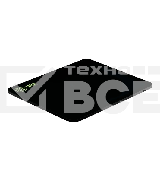 Коврик для мыши Cactus черный 220x180x2мм (CS-MPC-P01XS)