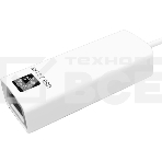 Кабель-адаптер 5bites UA3C-45-08WH USB3.1, RJ45 100MB белый, фото 1