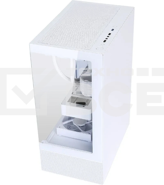 Компьютерный корпус AeroCool/Formula Crystal Z1 белый без БП ATX 2xUSB 2.0 1xUSB 3.0 audio bott PSU