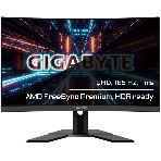 Монитор 27' Gigabyte G27QC A VA 2560x1440, 165 Гц, 1 мс, 16:9, 250 кд/м², HDMI 2.0 (x2), DP 1.2, 3.5 Jack, USB Hub (2x USB 3.0), динамики (2x2 Вт), FreeSync, изогнутый экран (1500R), черный, фото 1