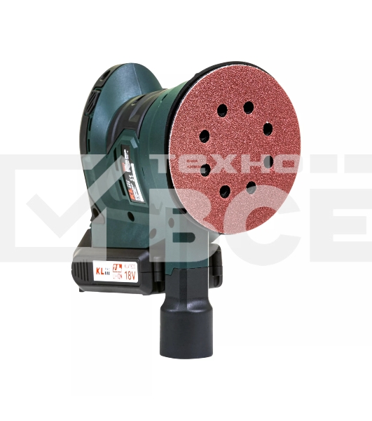 Эксцентриковая шлифовальная машина аккумуляторная KLPRO KLEZ18-20 (18В, Li-ion-2шт, 2.0А·ч, ЗУ 2,4А)