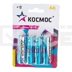 Элемент питания Космос алкалиновый AA/LR06 BP-8 (блист.8шт), фото 1