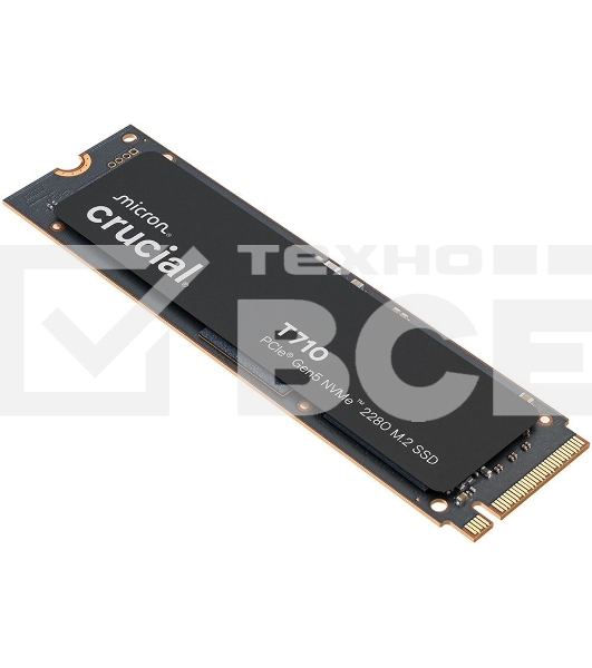 Накопитель SSD Crucial T710 1Tb PCIe Gen5 NVMe 2280 M.2 SSD CT1000T710SSD8