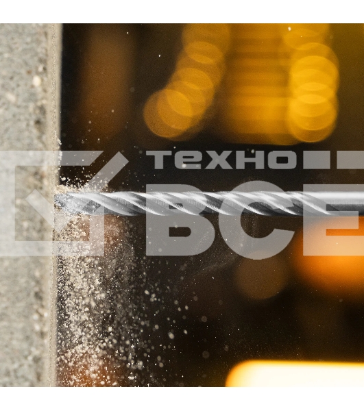 Бур по бетону Denzel цельная крестовая пластина, 6x165 мм, SDS PLUS