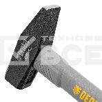 Молоток слесарный Denzel 800 г, кованый, фибергласовая рукоятка c TPR покрытием, фото6