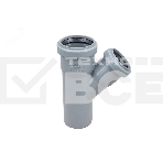 Тройник канализационный Политэк 45 град. 50 х 40 205445, фото 1