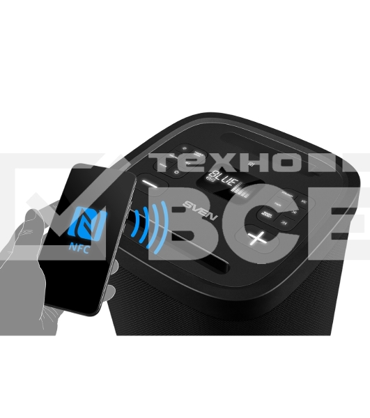 Беспроводная колонка SVEN PS-1250, черный