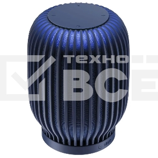 Умная колонка Sber SberBoom, 40Вт, стандартная, 1 динамик, Мультирум, Стереопара, Wi-Fi, Bluetooth 5.0, Салют, синий