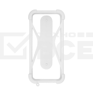 Чехол-бампер универсальный для смартфонов OLMIO #1, р. 4.5''-6.5'', белый