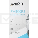Гарнитура проводная с микрофоном A4Tech Fstyler FH100U белый/черный 2м, фото4