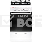 Плита газовая Gefest CG 50M04 K73 белый, конфорок 4 шт, духовка 42 л, 50 см x 85 см x 57 см, фото 1