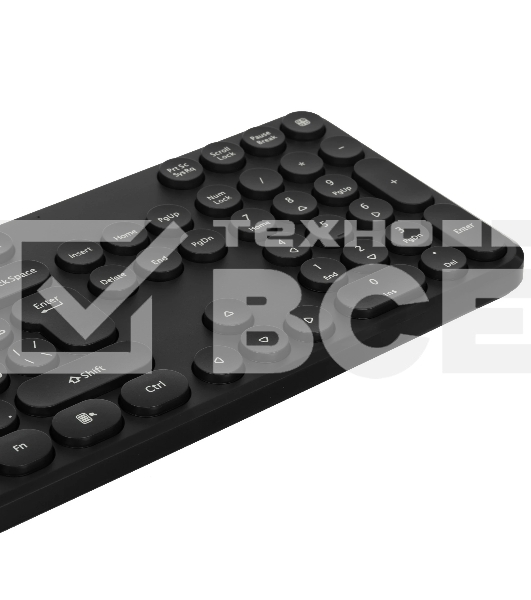 Комплект клавиатура+мышь Rapoo X260S беспроводной, USB, 1000 DPI, чёрный