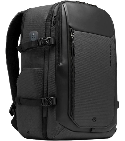 Рюкзак мужской Piquadro Lyss CA6929S143BM/N черный полиэстер/натур.кожа