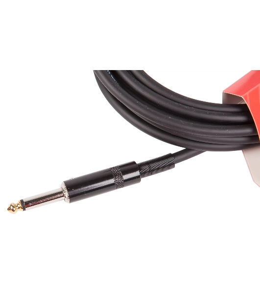 Кабель гитарный FORCE FGC-05/4.51/4' TS Jack - 1/4' TS Jack, высококачественный, малошумящий с проводниками из безкислородной меди OFC, диаметр 6 мм, металлические разъемы, длина 4,5 м