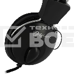 Наушники с микрофоном Оклик HS-M200 черный 1.8м накладные оголовье (1532011), фото4