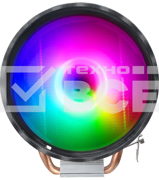 Устройство охлаждения(кулер) Aerocool / Formula Astral FRPW 2P RGB черный 90мм алюминий+медь 2100rpm 34db 4-pin 90W 138мм