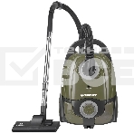 Пылесос Eurostek EVC-3511 хаки, 500/2800 Вт, уборка сухая, пылесборник мешок, 3.5 л, фото 1