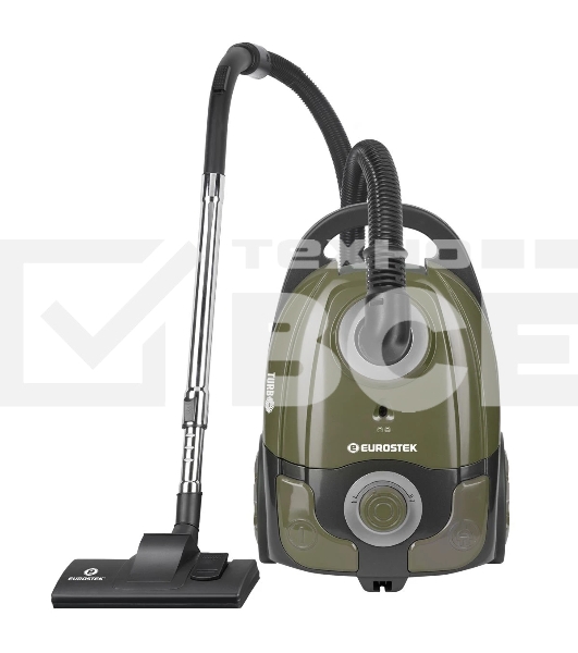 Пылесос Eurostek EVC-3511 хаки, 500/2800 Вт, уборка сухая, пылесборник мешок, 3.5 л