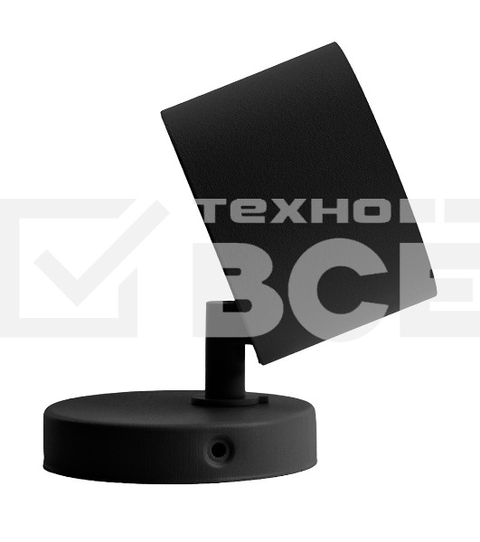 Светильник FERON ML211 ДБО GX53 без лампы наклонный черный