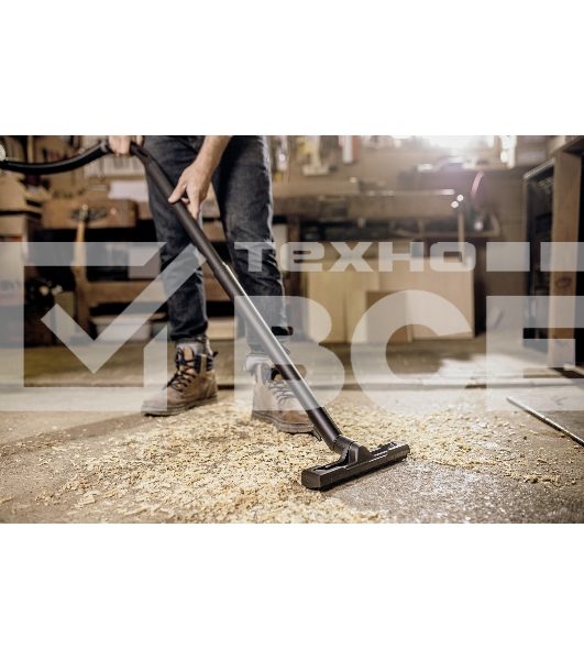 Строительный пылесос Karcher WD 3 P V-17/4/20 Workshop желтый, 1000 Вт, уборка сухая/сбор воды/выдув, пылесборник мешок/контейнер, 17 л