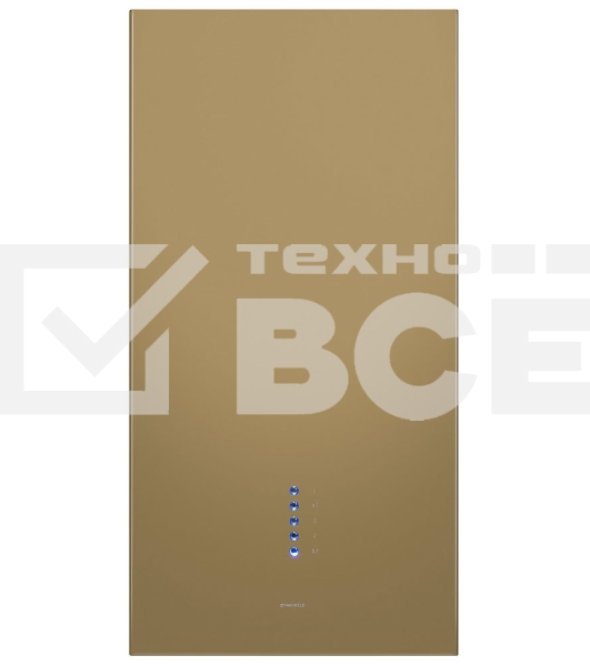 Вытяжка пристенная островная Maunfeld Bath 402 золотой, 40 см, 1150 куб. м/ч, 52 дБ