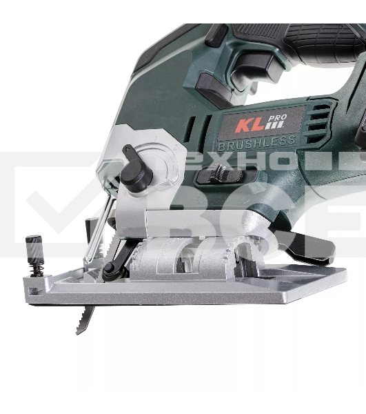 Лобзик электрический профессиональный бесщеточный KLPRO KLDT18B-20 (18В, Li-ion-2шт, 2.0А·ч, патрубок для пылесоса, полотна (дерево/металл, З/У, кейс)