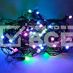 Гирлянда светод. Funray Минишарики, SE-MINI-110M, 10М,100LED,мульти(6цв.),темно-зел.шн.0,7м,контр,, фото7