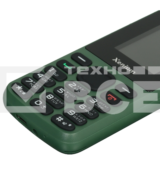 Мобильный телефон Xenium X175 зеленый моноблок 1.77