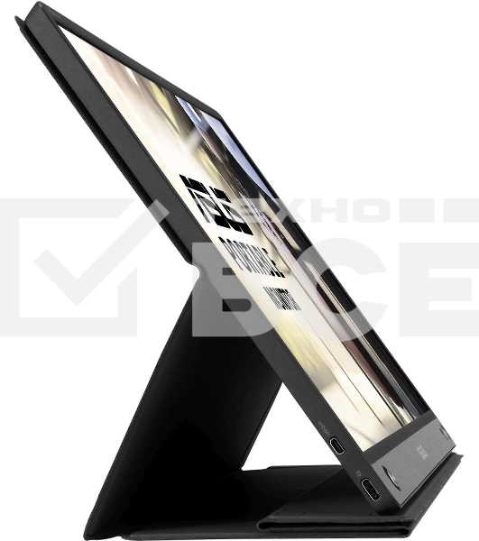 Монитор 15.6' ASUS ZenScreen MB16AHP IPS 1920x1080, 60 Гц, 5 мс, 16:9, 250 кд/м², micro HDMI, USB-C, динамики, черный