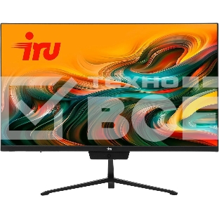 Моноблок IRU P233 23.8' Full HD i3 1220P (3.3) 16Gb SSD 512Gb CR Windows 11 Pro 64 GbitEth WiFi BT 90W Cam черный 1920x1080