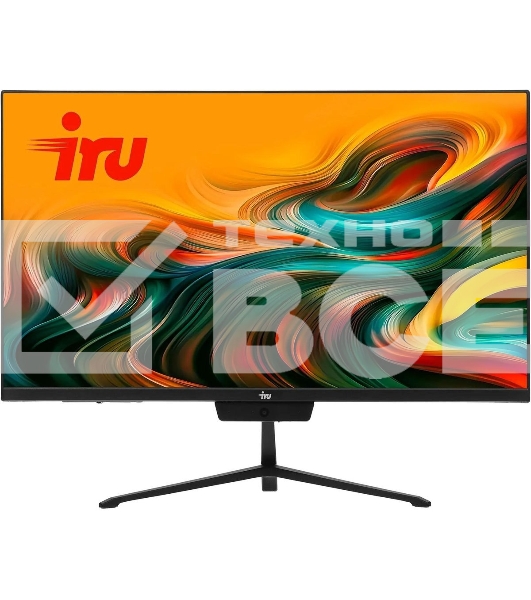 Моноблок IRU P233 23.8' Full HD i3 1220P (3.3) 16Gb SSD 512Gb CR Windows 11 Pro 64 GbitEth WiFi BT 90W Cam черный 1920x1080