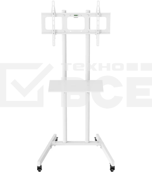 Стойка для телевизора Cactus CS-ST04 белый, 37'-70' макс. 68 кг, напольный, мобильный