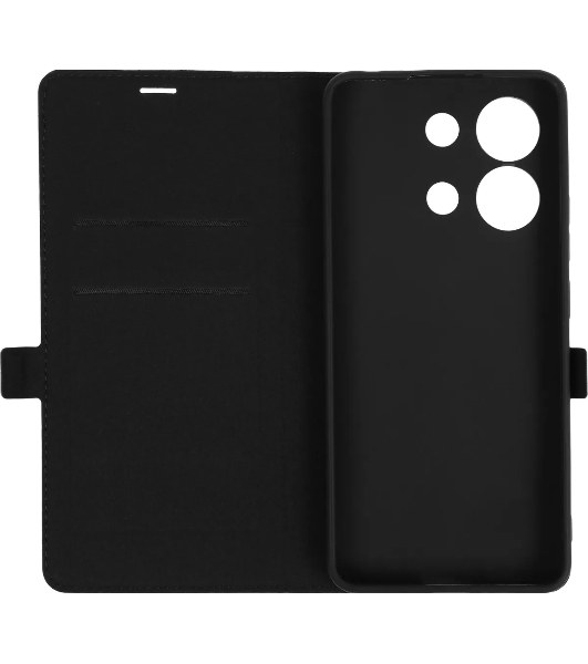 Чехол (флип-кейс) BoraSCO для Xiaomi Redmi Note 13 4G Book Case черный (72993)