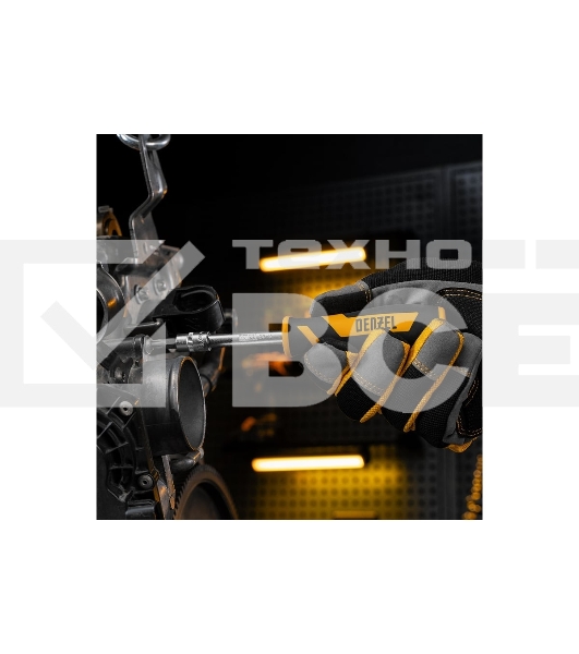 Набор инструментов Denzel 1/2', 1/4', CrV, S2, пластиковый кейс, 82 предмета