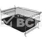 Плита Газовая Gorenje GGI5C22WF, газовая духовка, стеклянная крышка, чугун, белый, фото3