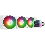 Водяное охлаждение для процессора Thermalright Grand Vision 360 (360mm, LED, White, ARGB/Fans: 3x120mm, 80.45CFM, 29.4dBA, 2150RPM/Pump height 72.5mm, 6400RPM, Rad thickness 27mm/S: 1700, 1200, 1851, 115X, 2011, 2066, AM5, AM4), фото 1