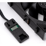 Кулер для корпуса Thermalright TL-M12QR Reverse (124x120x25mm, 4-pin PWM, ARGB, 47.6CFM, 23.2dBA, 1500RPM, черный), фото2