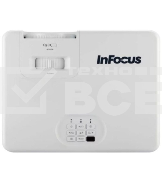 Лазерный проектор InFocus IN1006SL DLP, WXGA, 4500 lm, 3 500 000:1, 1.541.72:1, HDMI x2, VGA in x1, Composite video x1, RS232 x1, Audio in/out, VGA out x1, USB-A x1, 1х15w, 2,9 кг, белый