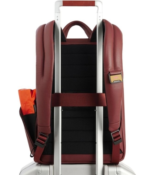 Рюкзак мужской Piquadro Russel CA6765W137/CU красное дерево кожа