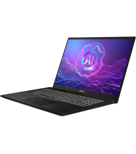 Ноутбук MSI Summit Pro 16 AI A2HVETG-085RU Core Ultra 7 255H 32Gb SSD1Tb NVIDIA GeForce RTX4050 6Gb 16' IPS Touch QHD+ (2560x1600) Windows 11 Pro black WiFi BT Cam (9S7-159631-085)